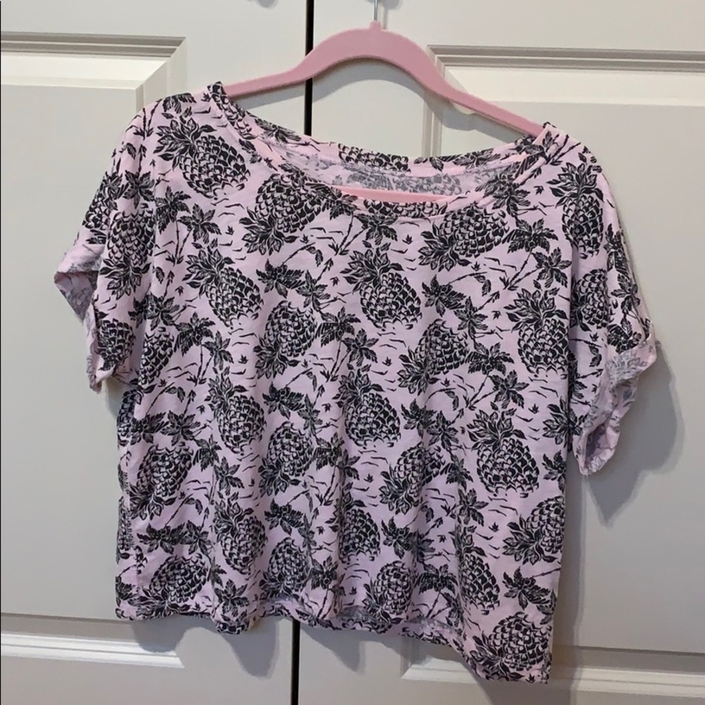 pink pineapple crop top